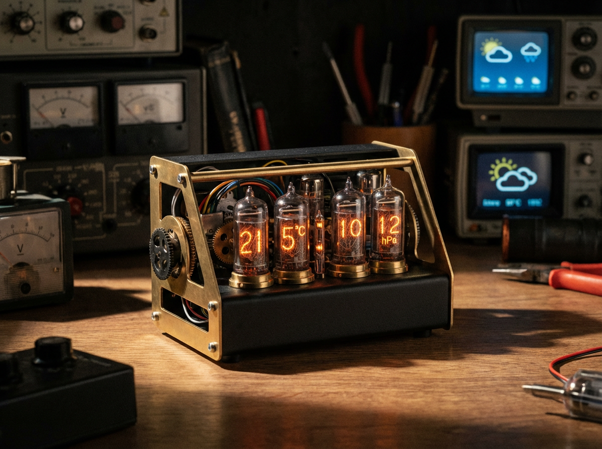 NixieGlow Desktop Weather Station